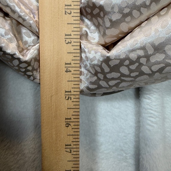 Shein Ruched Side Skirt Womens Size XS Leopard Print Beige Satin Mini Tie Side - Picture 6 of 9